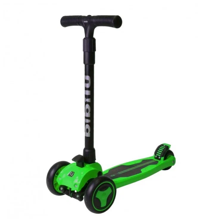 Самокат трехколесный BIBITU MAX K7 2021 (нет, зеленый, 172357)