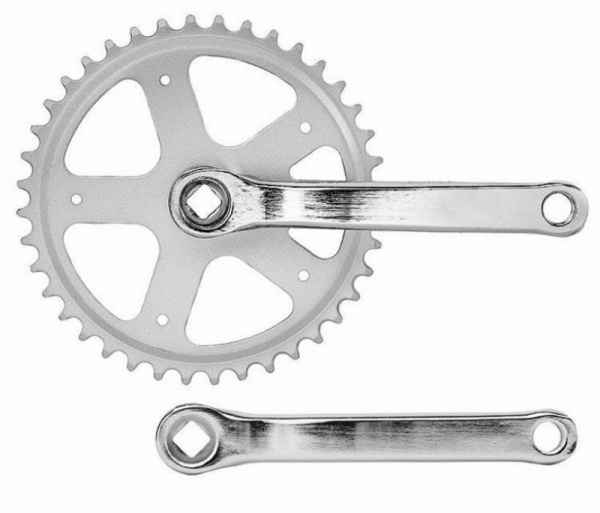 Комплект шатунов велосипедный с ведущей звездочкой (1405-7803)