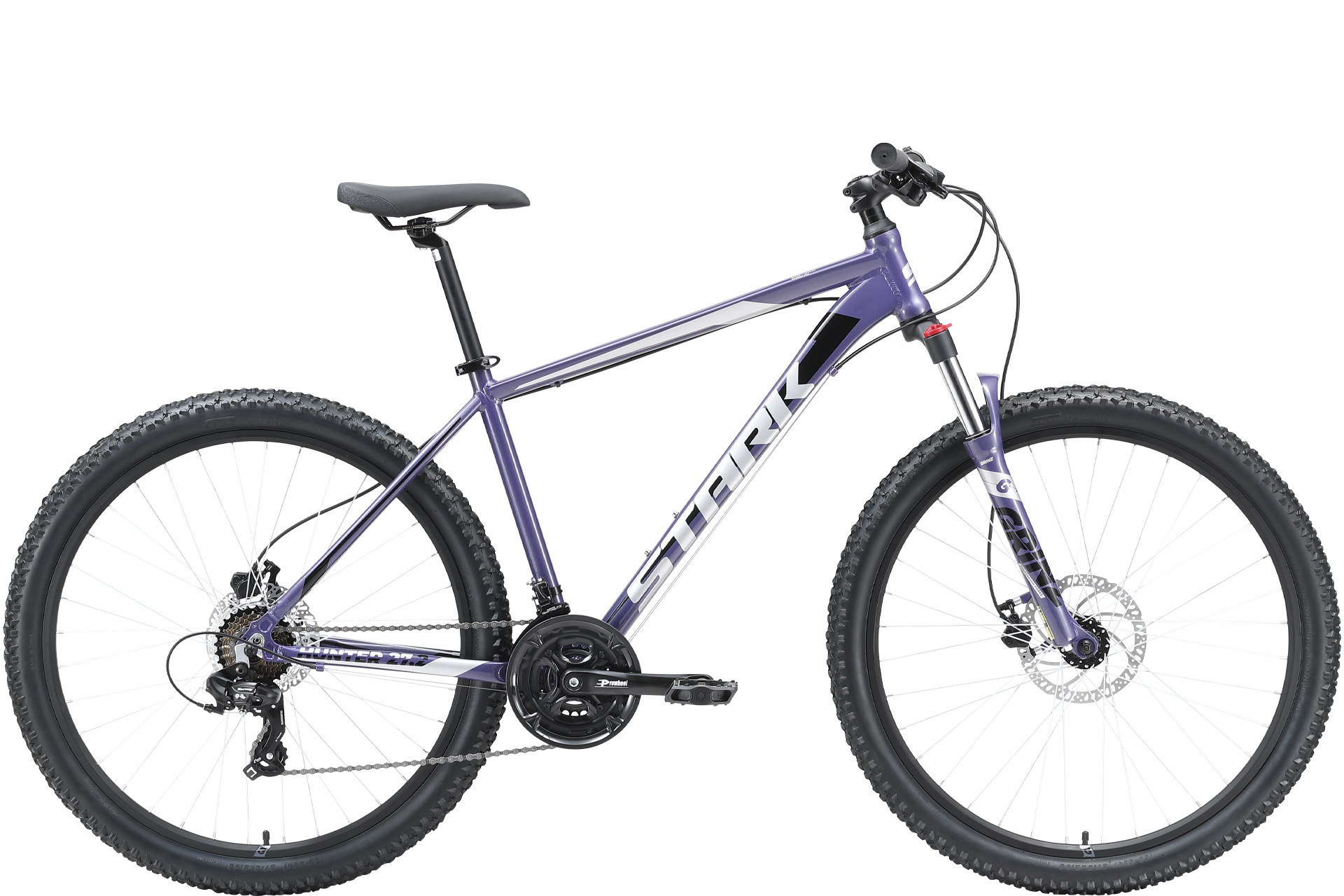 Велосипед Stark'23 Hunter 27.2 HD (МК-00049517 20" HQ-0013795, фиолетовый/серый/черный, 20", .)