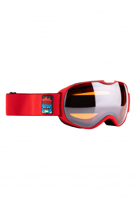 Маска горнолыжная LUCKYBOO - PLAY красная