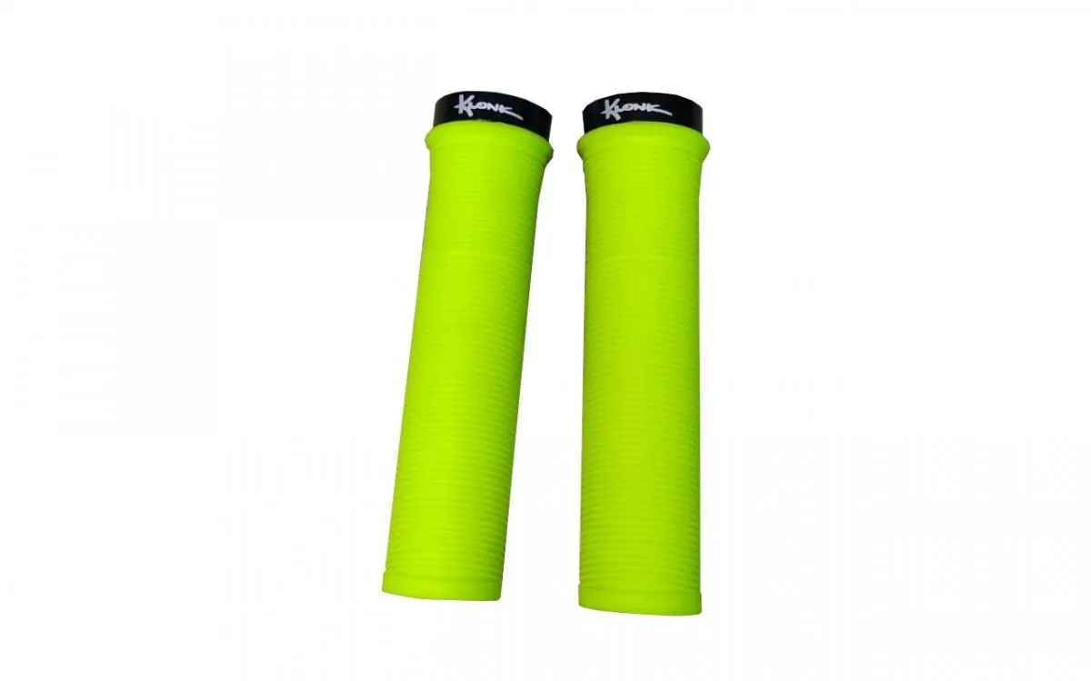 Рукоятки руля, одно фиксирующее кольцо, желтый, KLONK, 10211