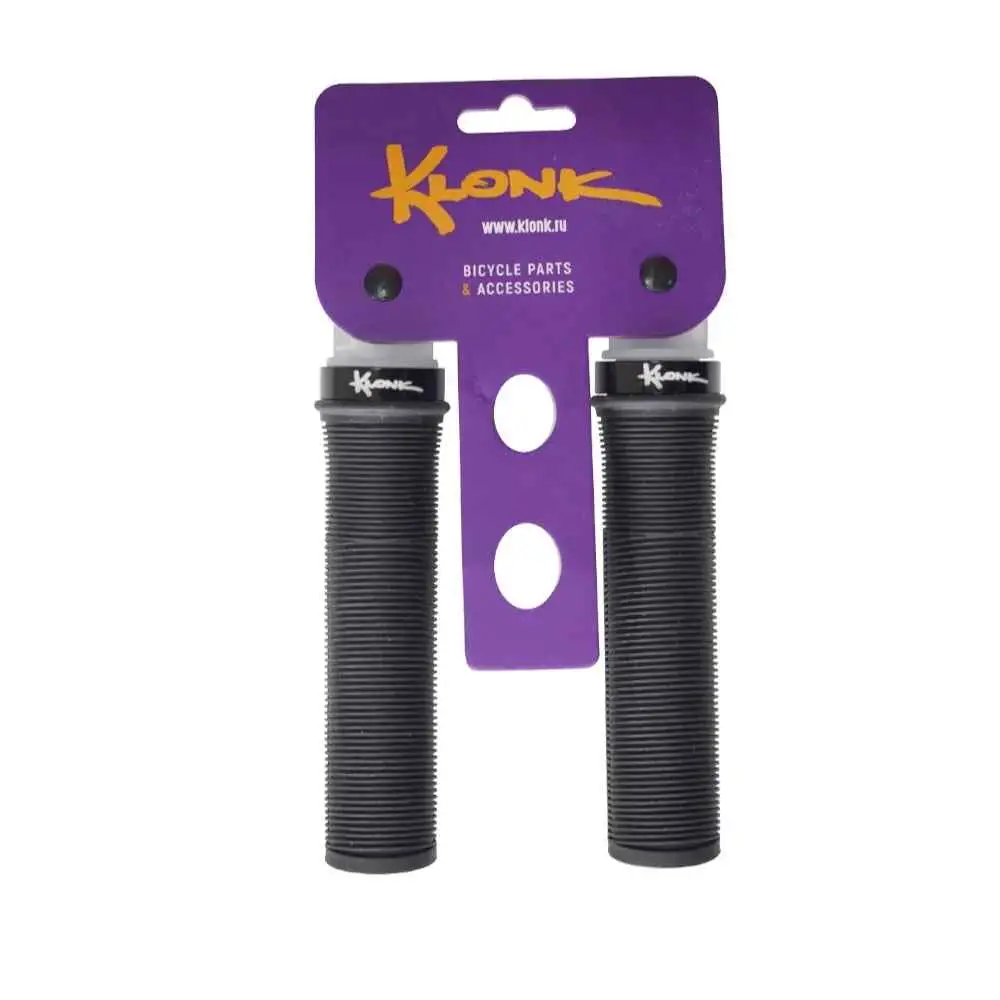 Рукоятки руля, одно фиксирующее кольцо, черный, KLONK, 10210