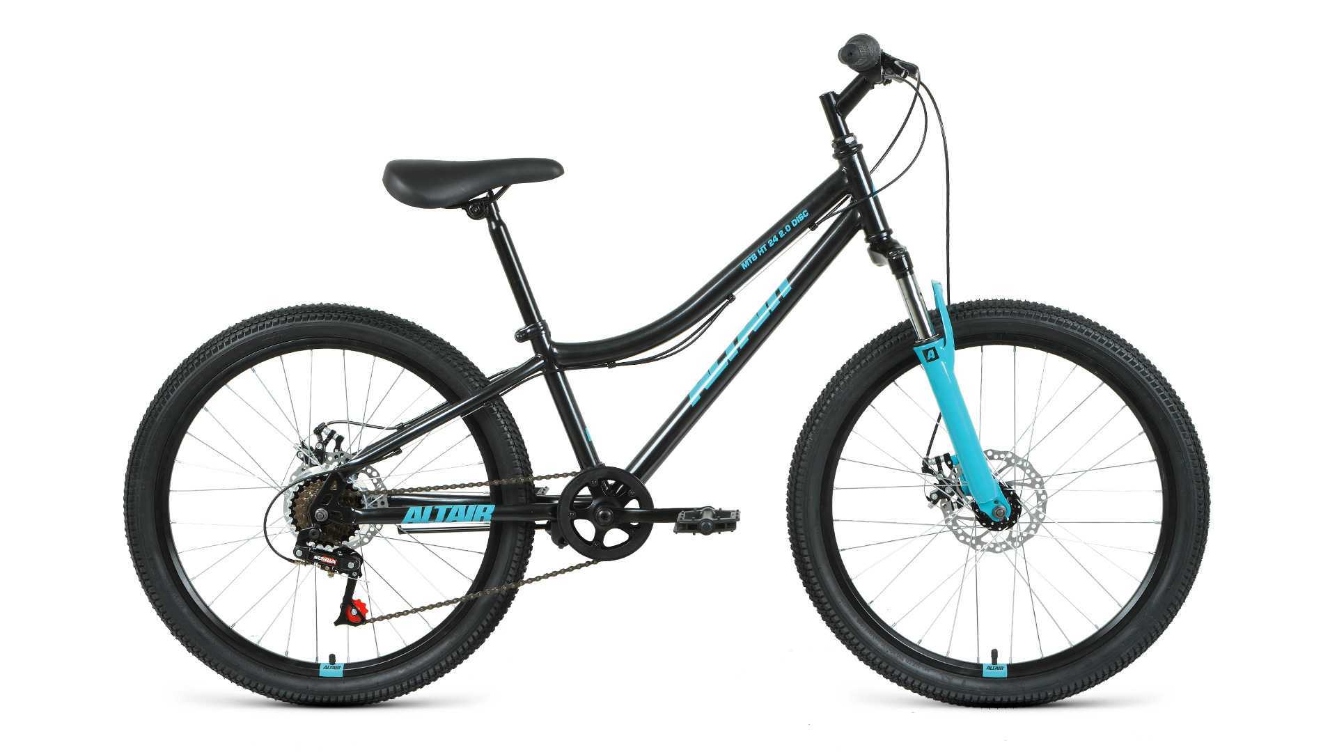 ALTAIR MTB HT 24 2.0 disc ( 18 ск. рост 12") 2020-2021, ярко-зеленый/черный, SBKT11N4P004, (образец)