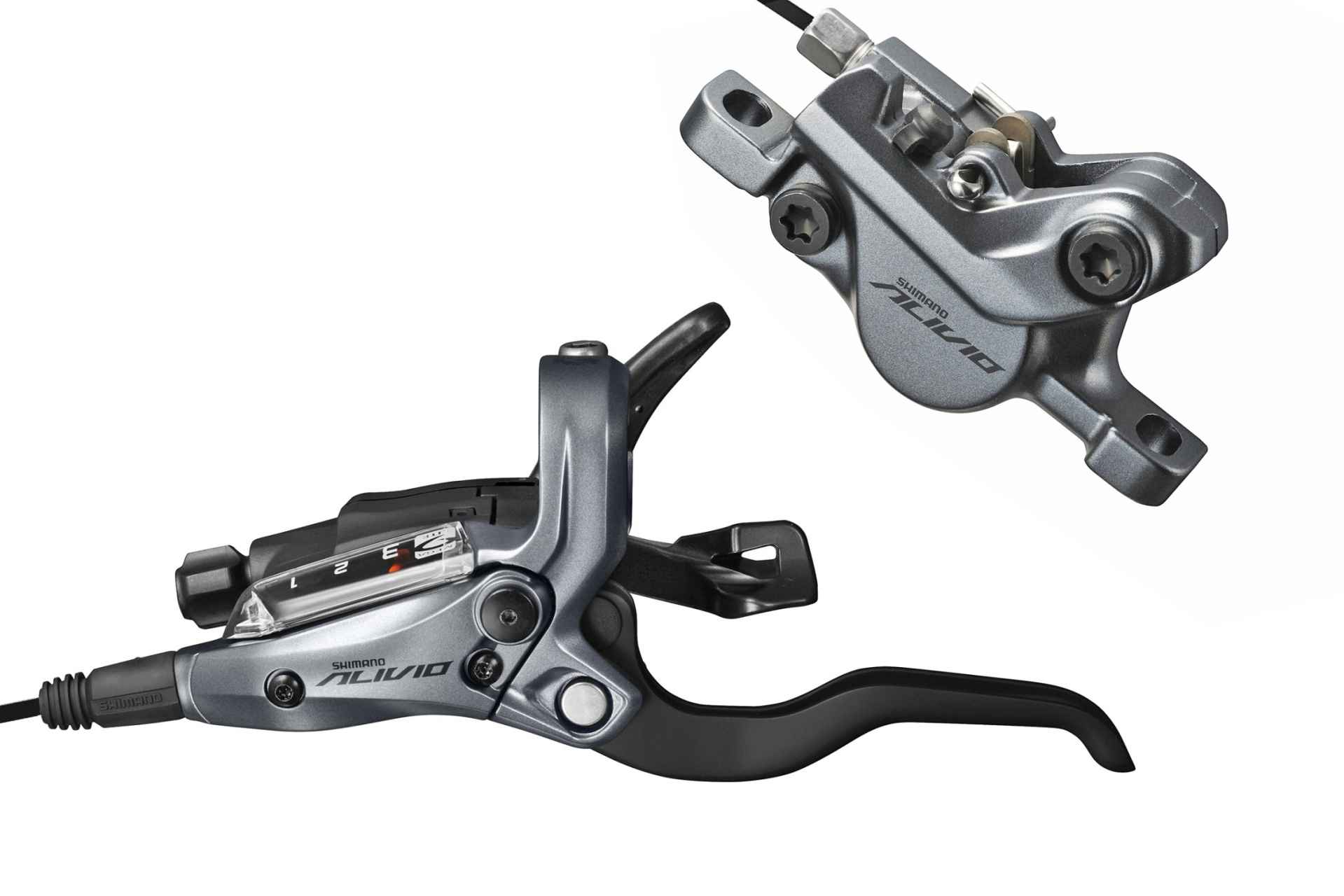 Тормоз задний, компл., гидравлический, ST-M4050(R)/BR-MT400(R), 1700 мм, SHIMANO (серый, AM40502KRR9RX170, 4620061154762¶)