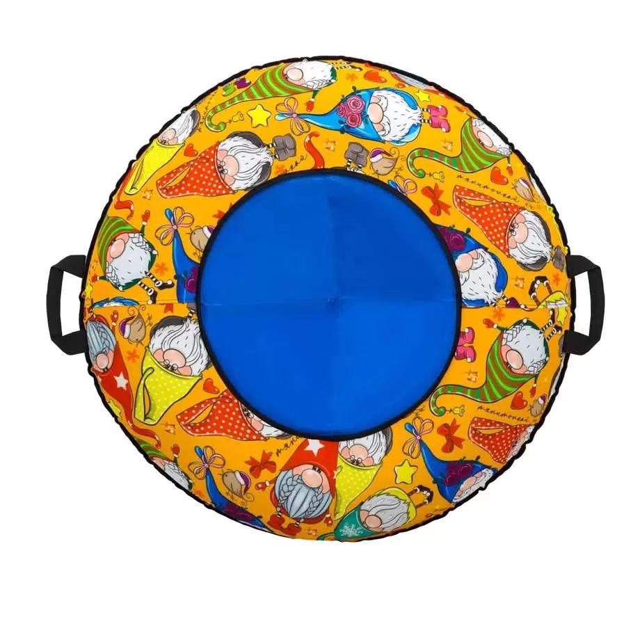 Тюбинг-ватрушка ТяниТолкай "Gnome" с камерой, ткань Oxford, 100 см