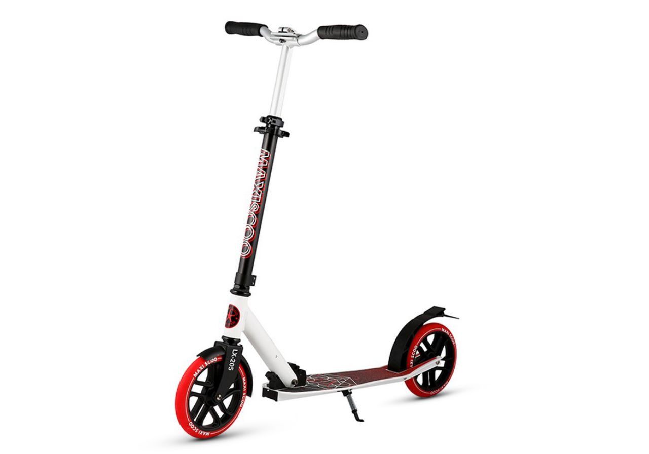 Самокат Двухколесный Складной, Серия "LX-205" (2021), Красный (MSC-LX205-R)