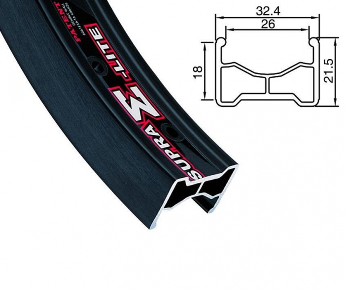 Обод 20" Supra E (Lite) 14Gx36Н/330023