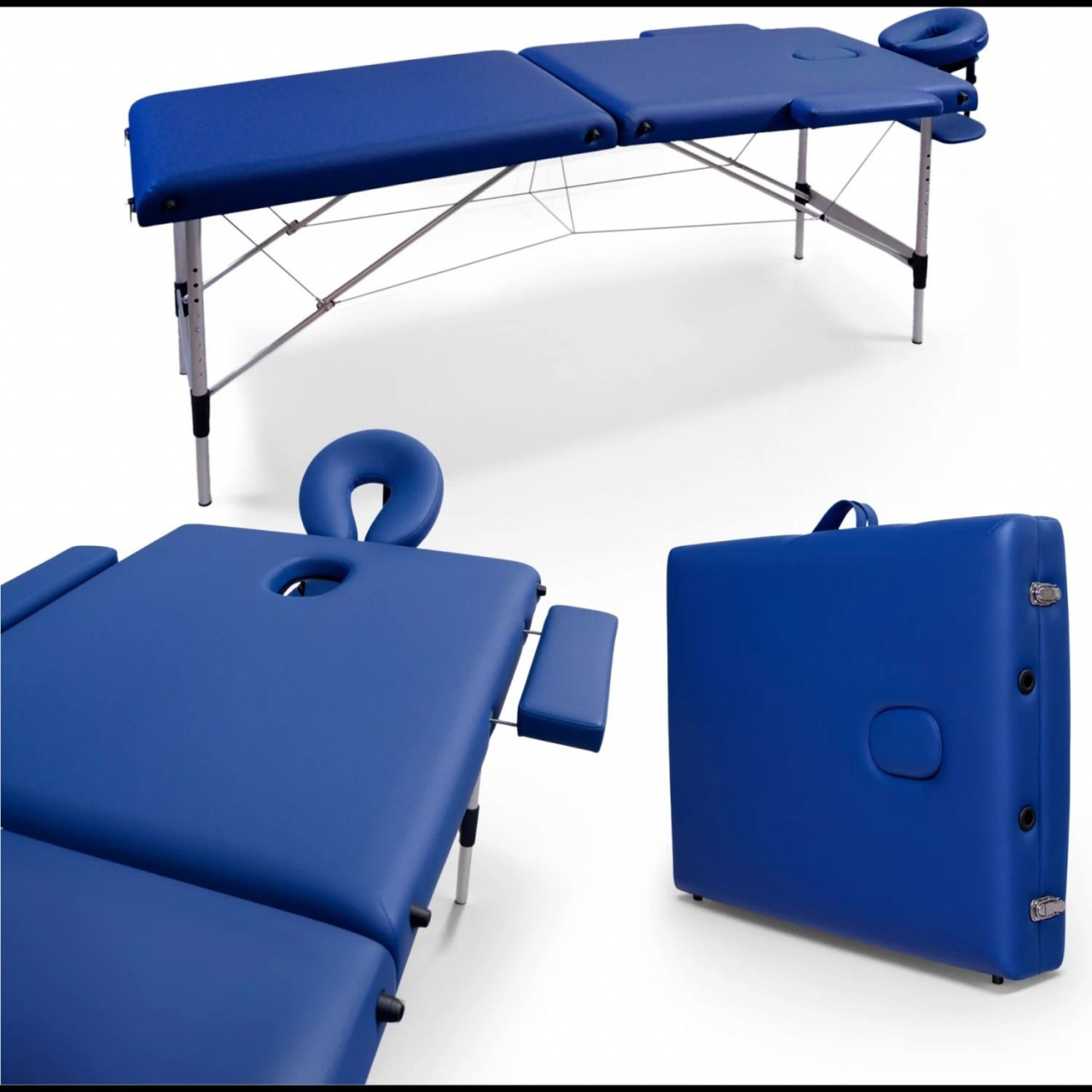 Массажный стол UNIX Master 2 Section Blue