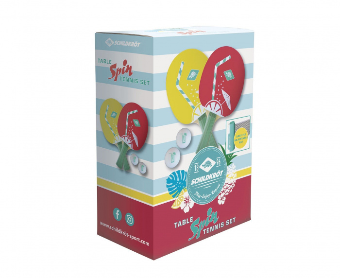 Набор DONIC SPIN (2 ракетки, 3 мячика ...)
