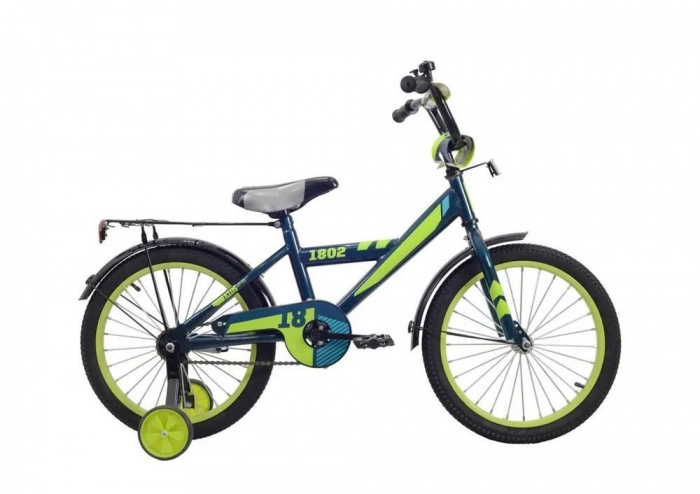 Детский велосипед BlackAqua 1802, морская волна