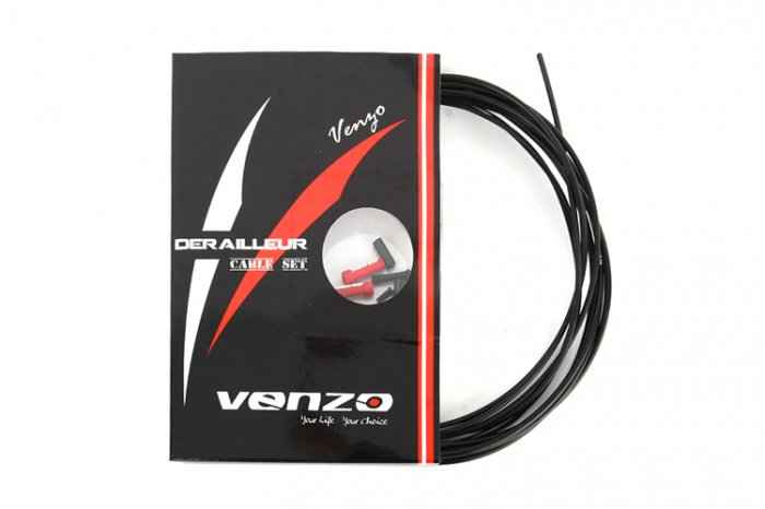 Трос, VZ-C09D-002, 1,2 мм* 2500 мм оплетка, трос F 1600 мм R 2300 мм * комплект тросов+оплетка+након