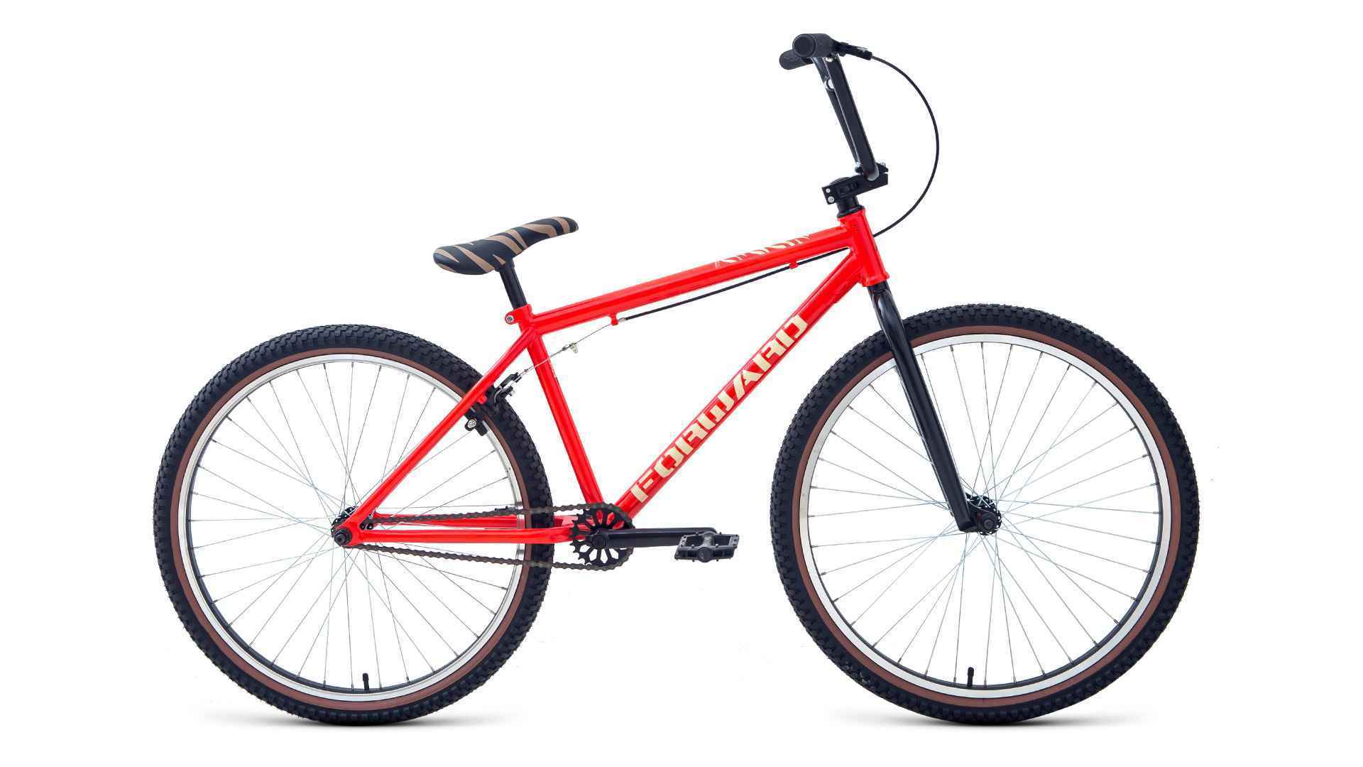 BMX велосипед Forward Zigzag 26 2021 (21", бесцветный, RBKW1X161001)