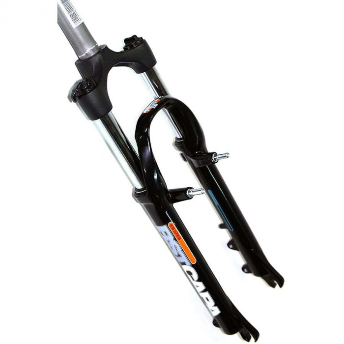 Вилка 26' RST Capa MLC амортизационная, пружинная, блокировка, ход 80mm, черная, под эксцентрик