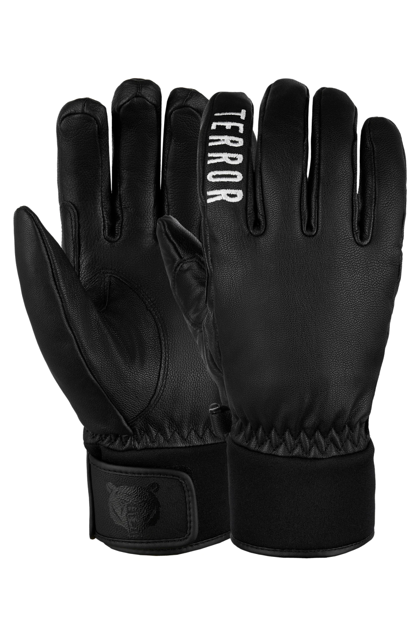  TERROR - LEATHER Gloves (Black)