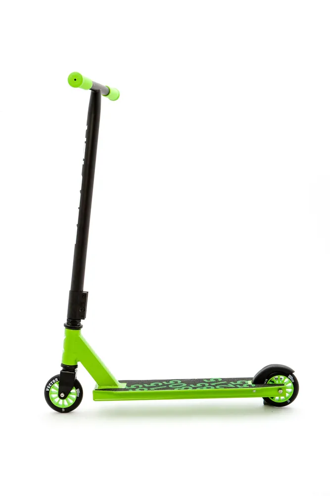 Самокат KC трюковой VECTOR WX-ST210 (Колеса 100 мм PU рама ALU/STEEL) (1233, зеленый, .)