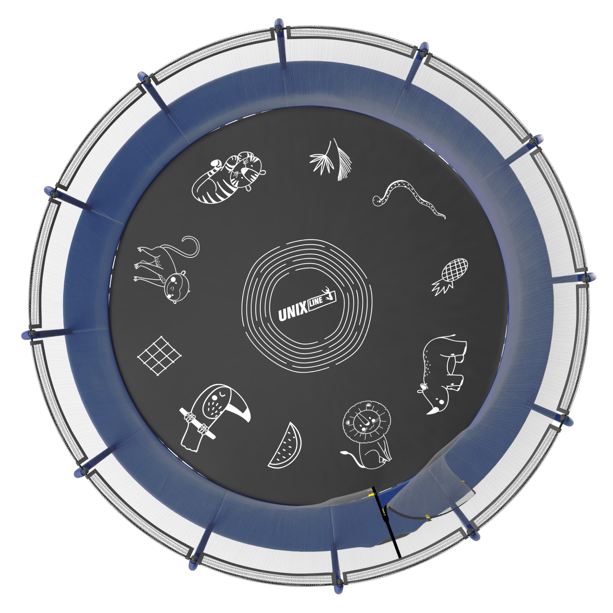 Батут UNIX Line SUPREME GAME 16 ft (TRUSUG16BL, Blue, .)