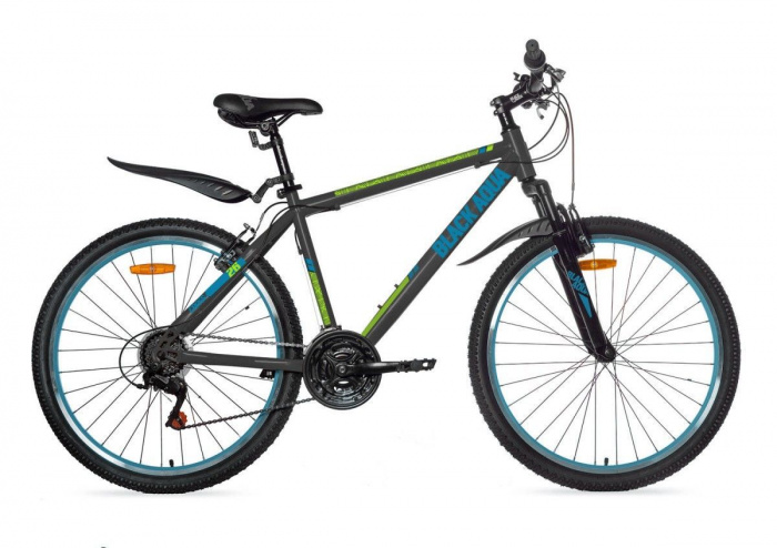 Велосипед Black Aqua Cross 1631 V 26" (РФ) серый-синий