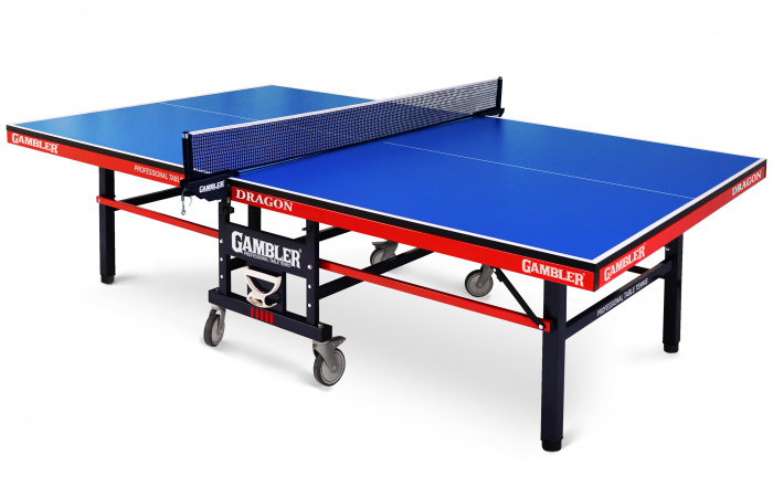 Теннисный стол Gambler DRAGON blue профессиональный, для помещений