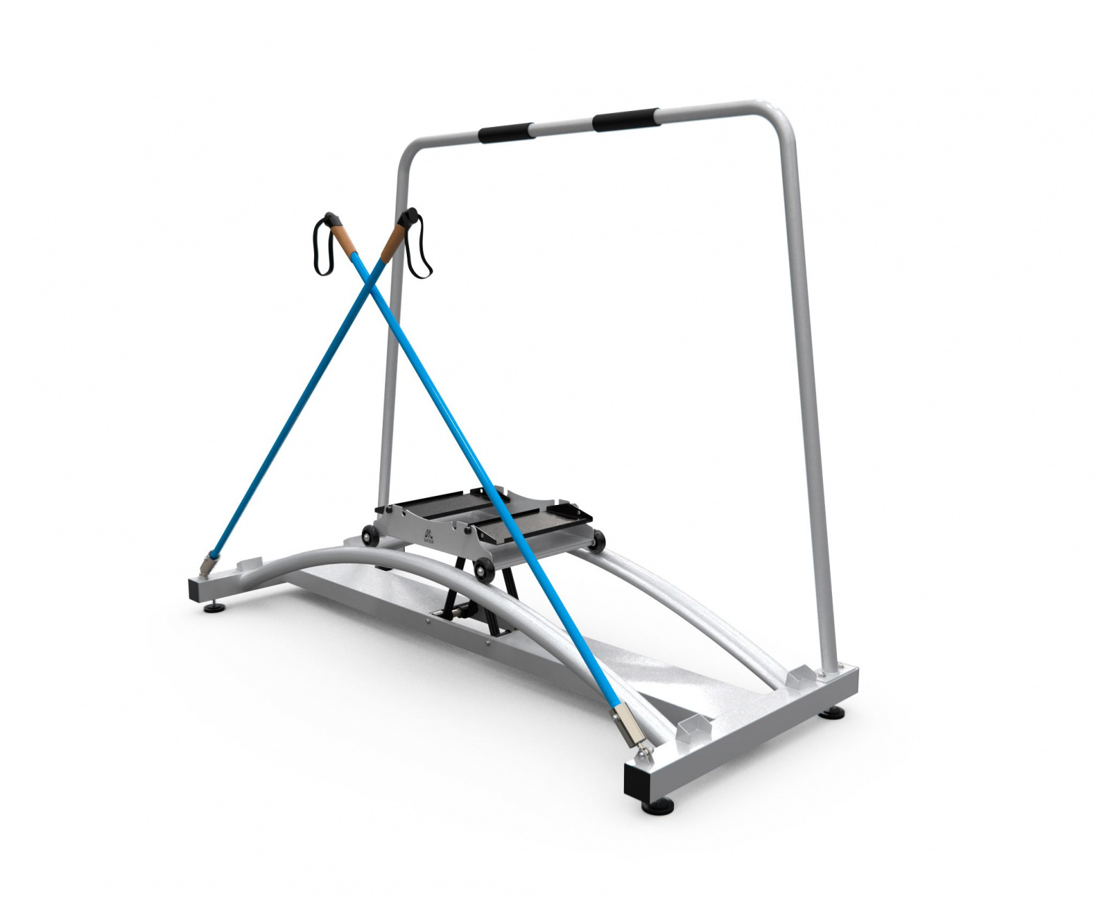 Горнолыжный тренажер SkiBase с лыжными палками (МК-00050029, .)