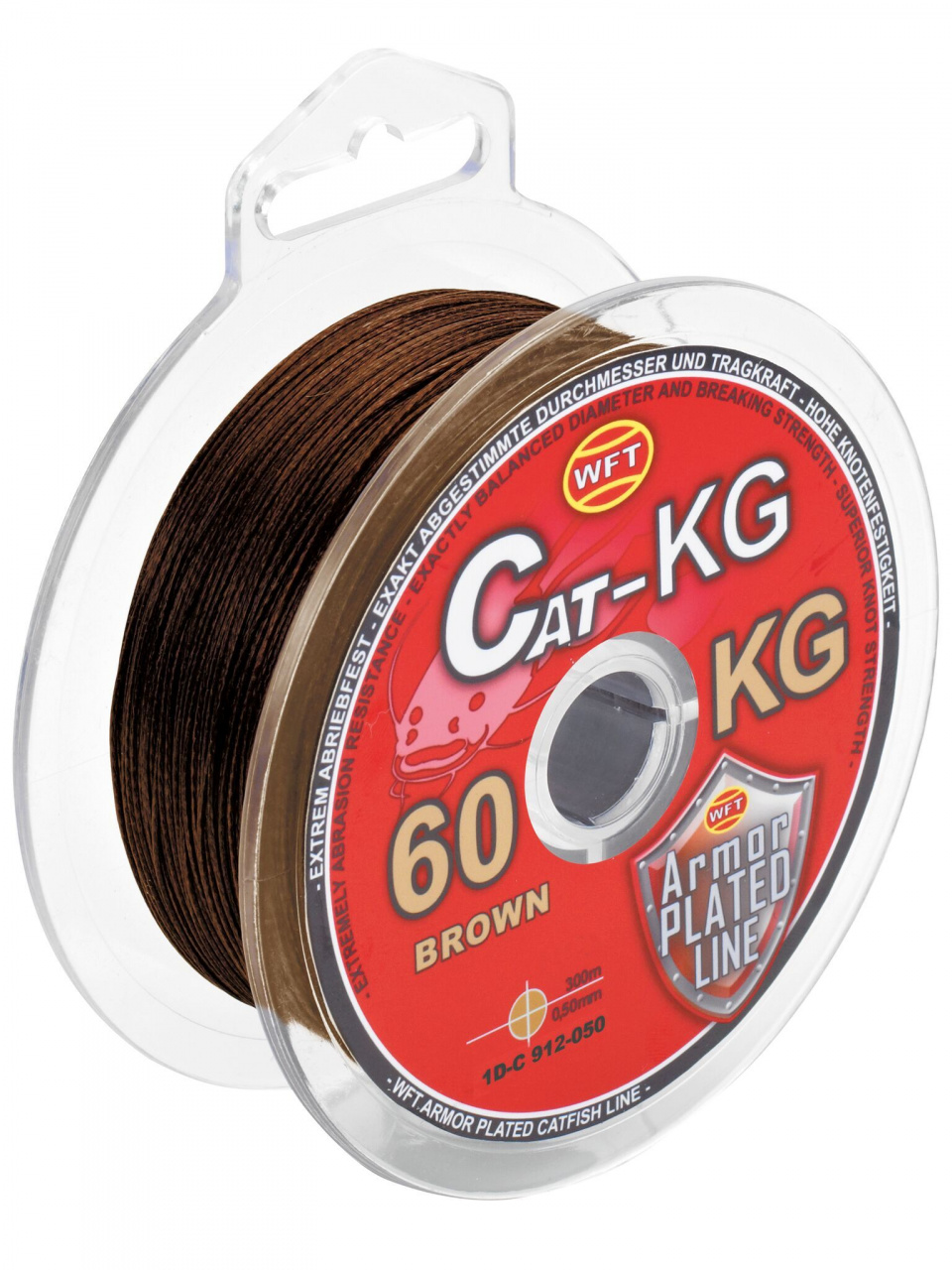 Шнур плетеный WFT KG CAT Brown 300/050 (1D-C-912-050)