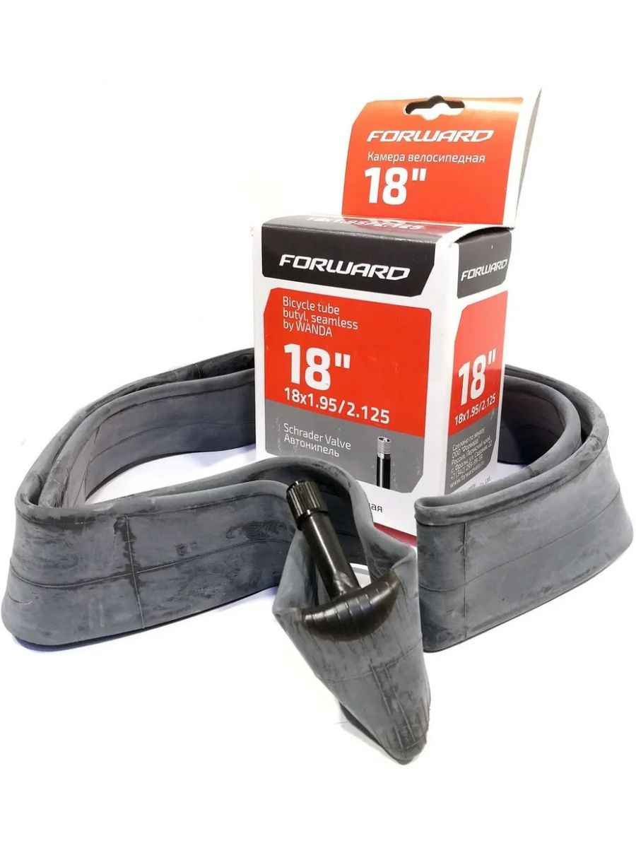 Камера, TU18, 18" * 1.95/2.125, Бутил, Schrader (AV), WANDA, VTU18NR1751951