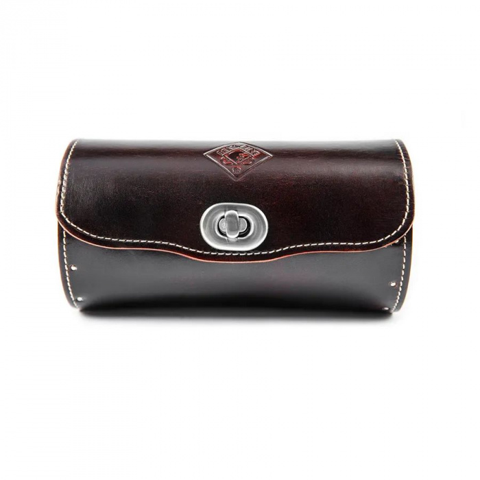 Велосумка Bear Bike SB-15002-B, кожа, бардачок, коричневый