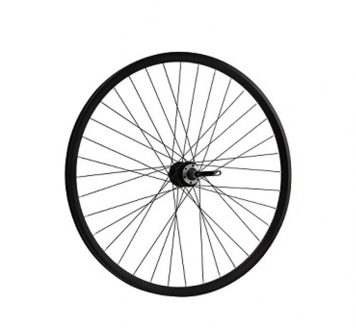 Велосипедное колесо VENTURA, 20", двойной обод, дисковый тормоз, переднее (эксцентрик)