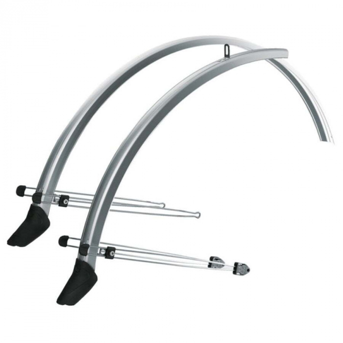 Комплект велосипедных крыльев SKS Commuter Classic Narrow 28" серебро/10980