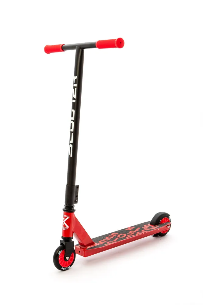 Самокат KC трюковой VECTOR WX-ST210 (Колеса 100 мм PU рама ALU/STEEL) (1240, красный, .)