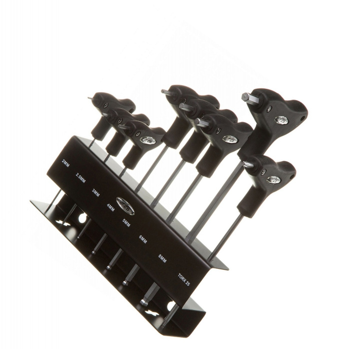 Набор шестигранников Super B 76200 с подставкой 2-10мм 8 шт Х96405