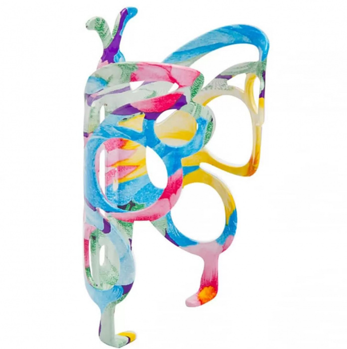 Флягодержатель NH-BC148A-T18 алюминиевый сине-жёлто-розовый/550042