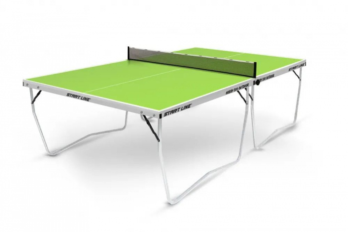 Теннисный стол Start Line Hobby Evo Outdoor всепогодный, с сеткой, с инновационной столешницей