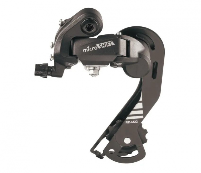 Переключатель задний Microshift RD-M21L, 6-7 скоростей, под болт, длинная лапка