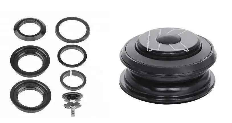 Рулевая колонка, KL-B410, полуинтегрированная, 5 шт, φ25.4*φ44*φ30, h:25.5, KENLI, черный, RHS5PS250 (нет, без цвета, RHS5PS250001)