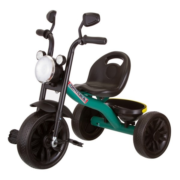 Велосипед трехколесный, 11-9 дюйм, FORMULA 3, зеленый, F8G