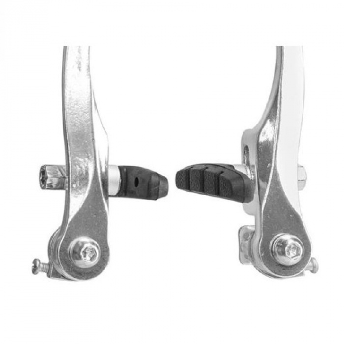 Тормоз ободной VBR-227A V-образный ЗАДНИЙ алюм серебр/510218