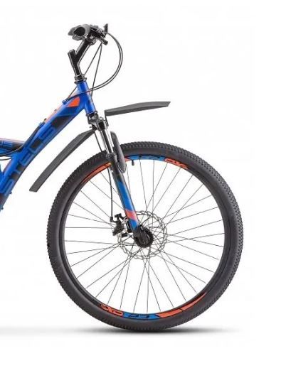 Горный велосипед Stels Focus MD V010, 27.5", 21 скорость, сине-красный