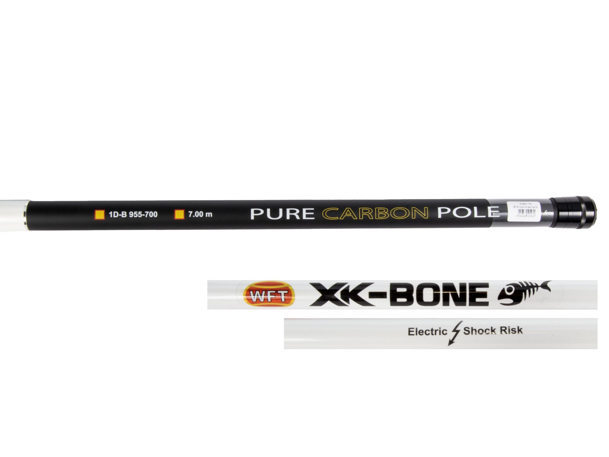 Удилище попл. без кол. WFT XK Bone PURE CARBO POLE 7.00 (1D-B-955-700)
