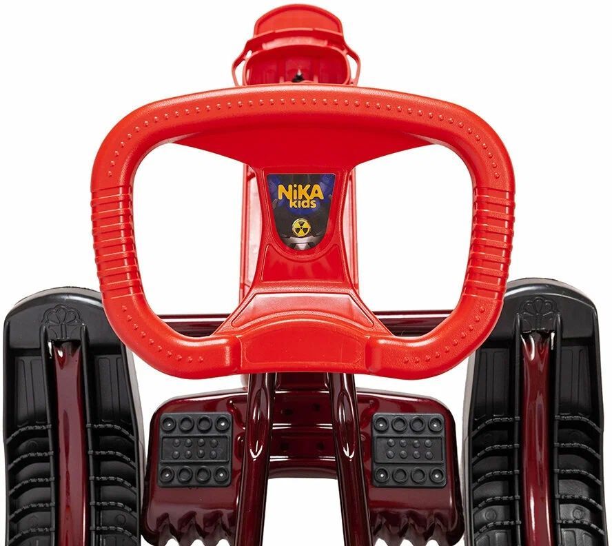 Снегокат для детей Тимка "Спорт 4-1", складная спинка, поворотный руль, трос (робот)