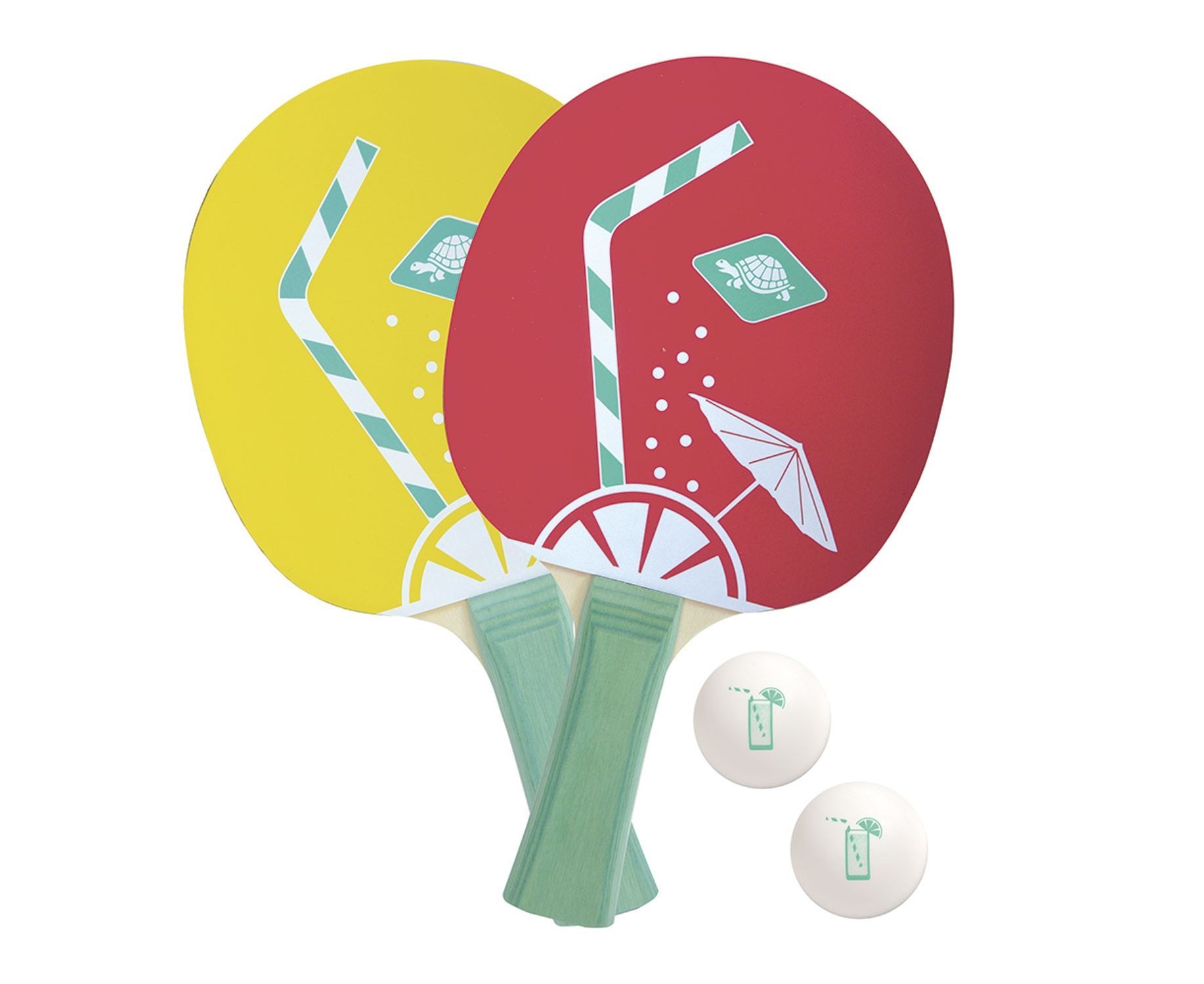 Набор DONIC SPIN (2 ракетки, 3 мячика ...)