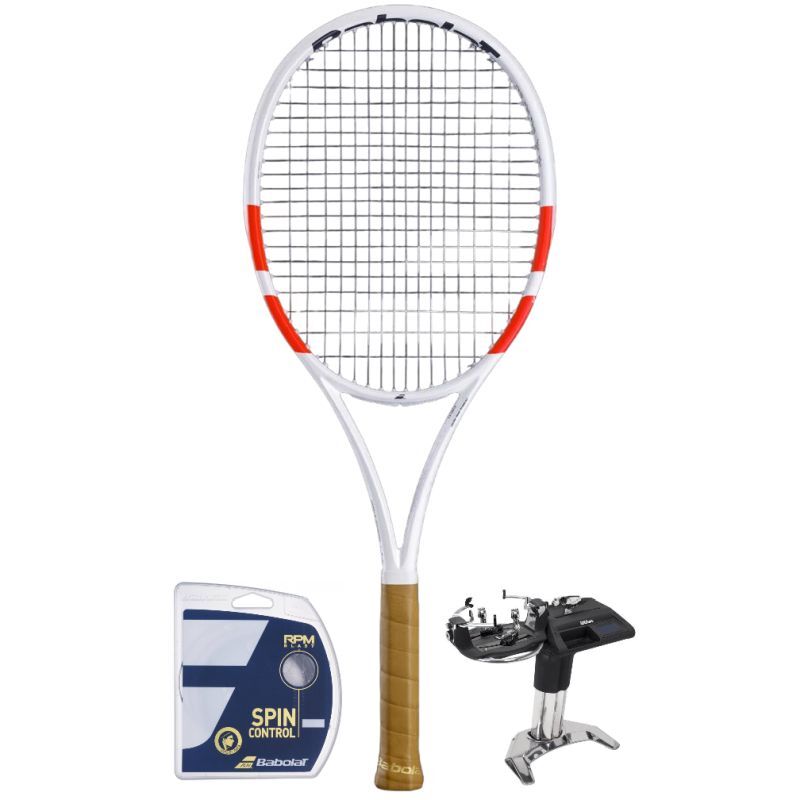 Ракетка для большого тенниса Babolat PURE STRIKE 97 (2024), белый/красный/черный (323), 3