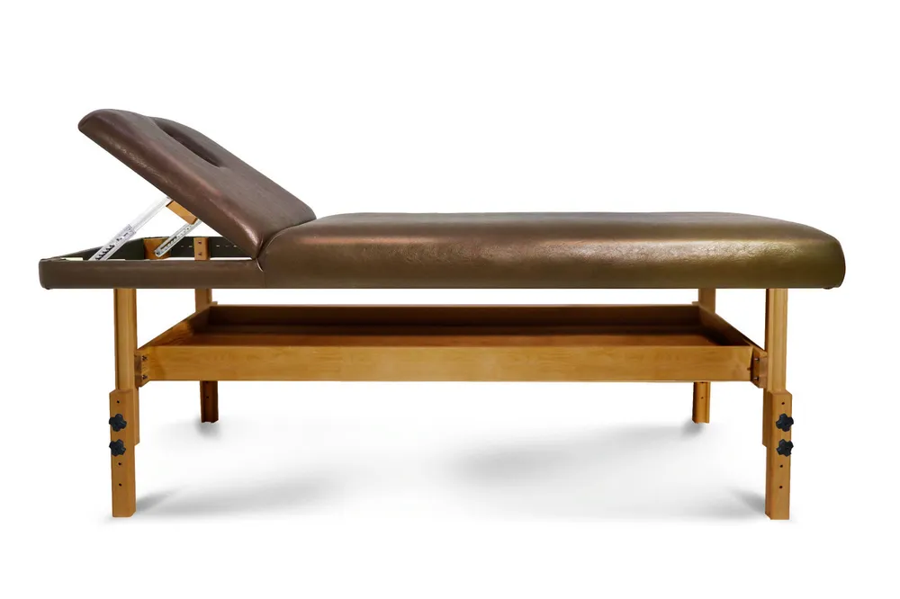 Массажный стол SL Relax Comfort кожа №6, коричневый