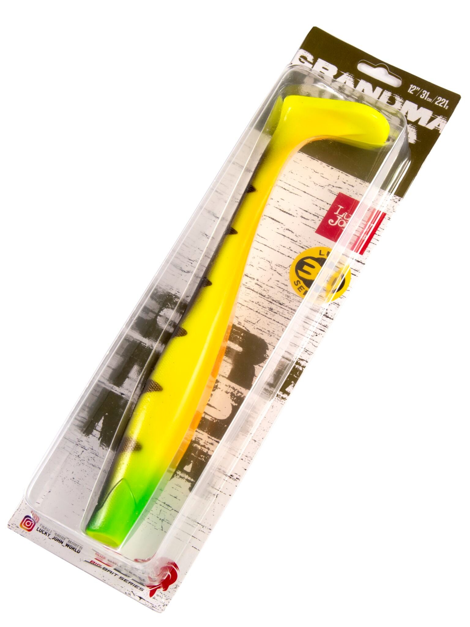 Виброхвост LJ 3D BBS Series KUBIRA SWIM SHAD 12.0in (30,48)/PG30 1шт. (140435-PG30)