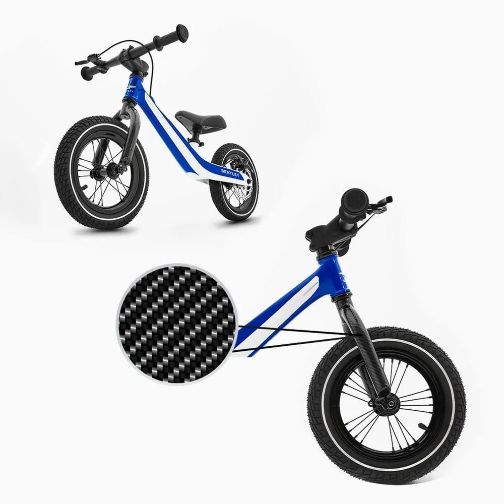 Беговел Bentley, бело-синий