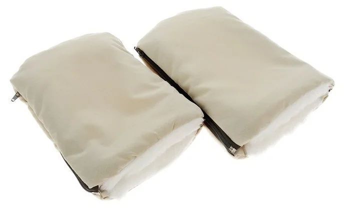 Санки-коляска комби Ника "Детям 7-6", откидная спинка, выдвижные колеса, бежевый (медвежонок)