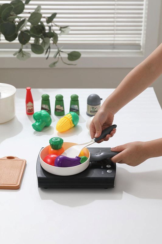 Набор посуды с продуктами UNIX Kids (48 предметов) White