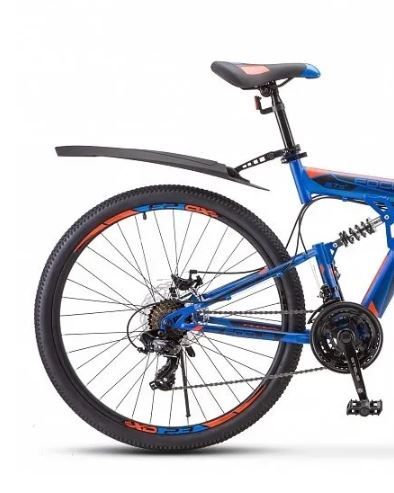 Горный велосипед Stels Focus MD V010, 27.5", 21 скорость, сине-красный
