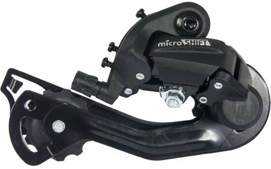 Переключатель задний Microshift RD-M21L, 6-7 скоростей, под болт, длинная лапка