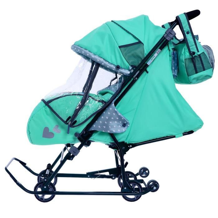 Коляска комби Ника Наши Детки5-2 МЯТНЫЙ