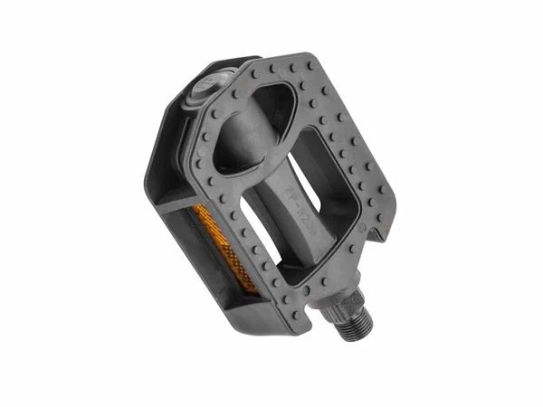 Велосипедная педаль NECO FP-820В, 9/16, пластик, подшипники, черный